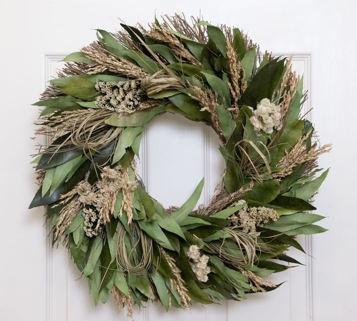 Dried White Oak Wreath | Pottery Barn (US)