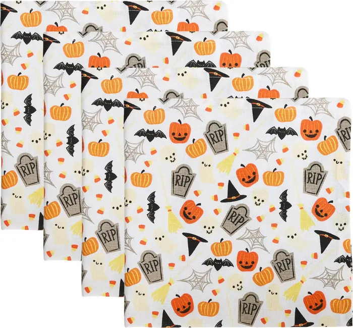 Design Imports Halloween Fun Set of 4 Napkins | Nordstromrack | Nordstrom Rack