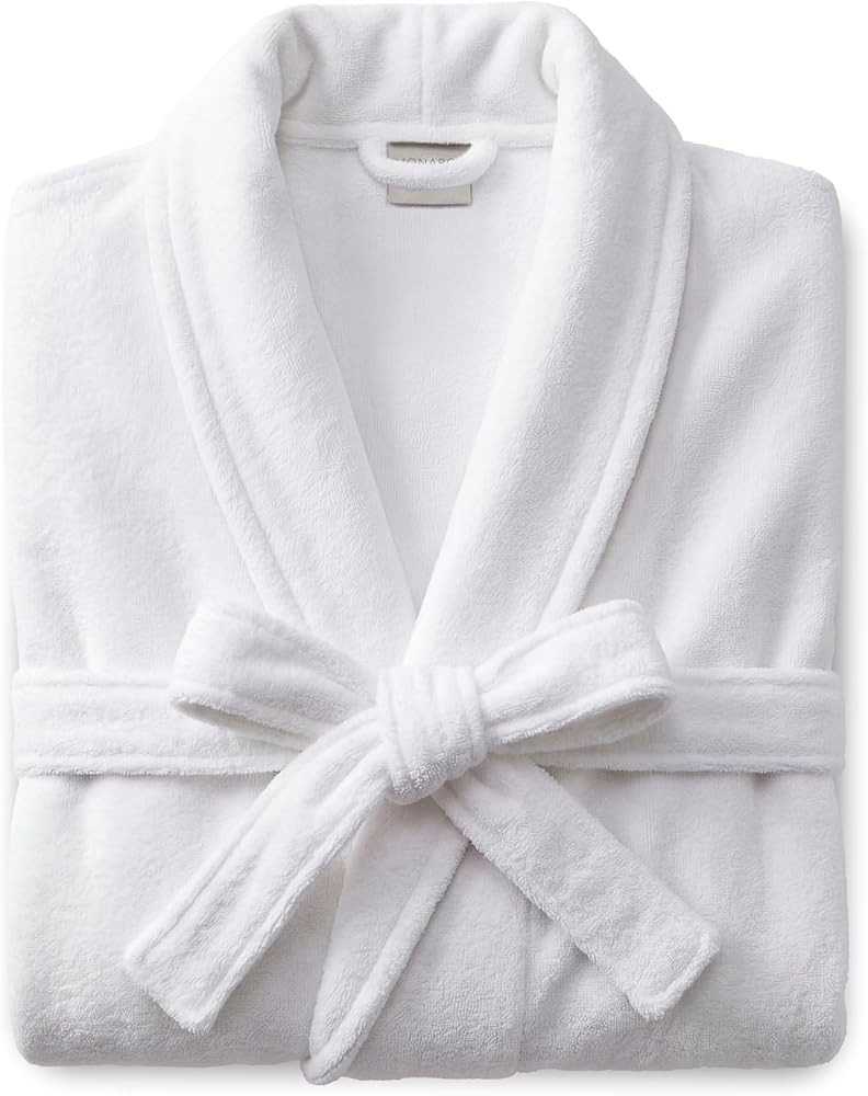 MONARCH Terry Velour Bathrobe - Luxury 100% Cotton Hotel Spa Robe - Plush, Absorbent, Machine Was... | Amazon (US)