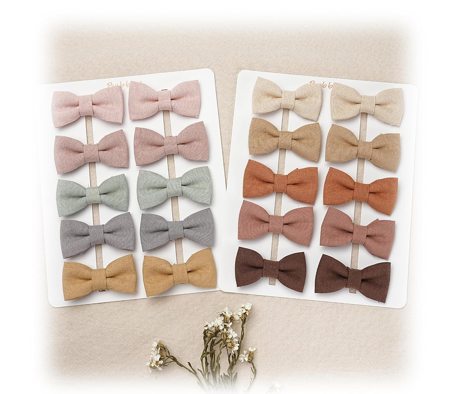 Baby Hair Clips with Baby Girl Bows,20pc Boutique Handmade Fully Lined Hair Barrettes Hair Accessories for All Age Girls Toddlers Infants | Amazon (US)