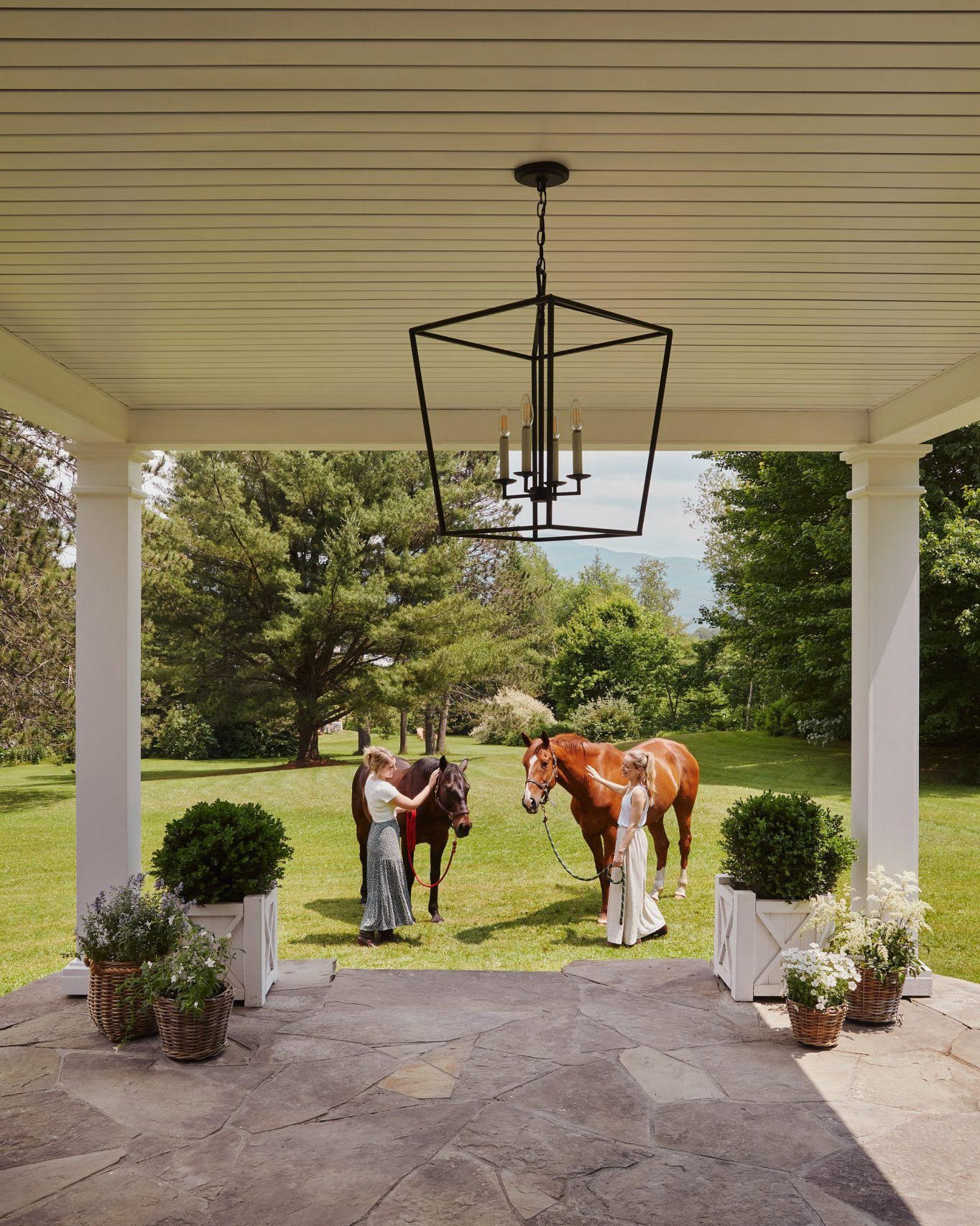 French Country Home Exterior with Timber-Framed Porch


This French country exterior instantly draws you in with its warm, inviting details. Shingle siding, tapered porch columns, and a timber-framed gable porch create timeless charm. The bluestone pathway, white planters with X detailing, and the scenic views make this home feel like a dream.

This home feels like a moment made for daydreaming.

Full tour + sources: 🔗 https://www.homebunch.com/french-country-home-with-earth-tone-interiors/

Design: @AKBDesign
Photography: @sylvieli


💡 Follow Home Bunch for more home inspiration — here you always get to know and shop what you see!




#FrenchCountryHome #HomeExterior #CountryLiving #ExteriorDesign #TimberFramedPorch #HomeBunch #ArchitecturalDetails #DreamHome #ExteriorInspo

#LTKHome #LTKPlusSize #LTKSaleAlert