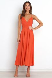 Lorella Dress - Orange | Petal & Pup (US)
