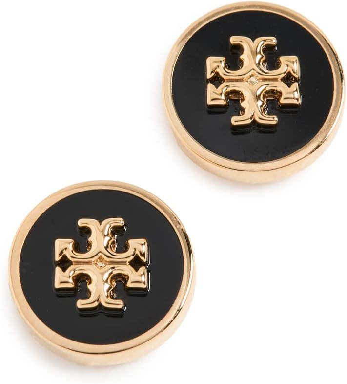 Tory Burch Women's Icon Enamel Stud Earrings | Amazon (US)