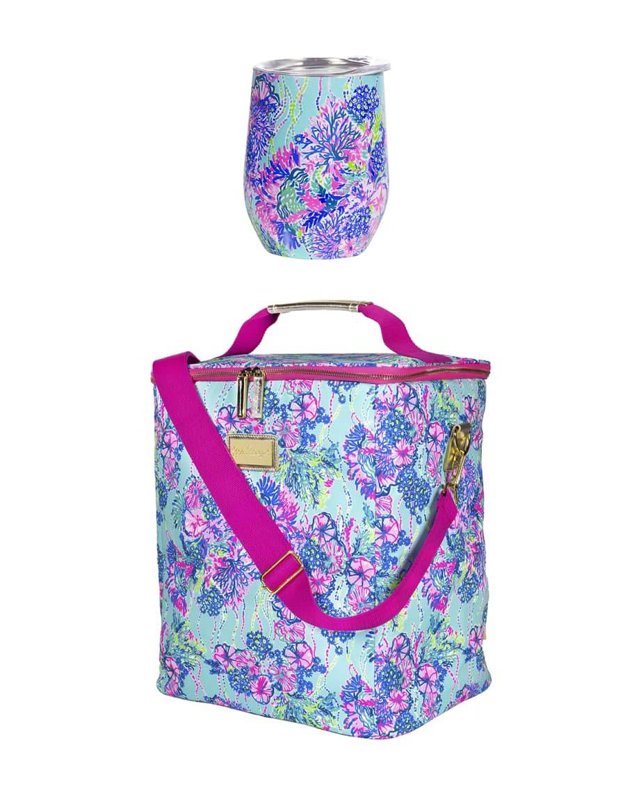Lilly Pulitzer Beach You To It Wine Set | Neiman Marcus