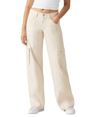 Levi's® Women's Super Low Loose-Fit Cargo Jeans - Macy's | Macy's