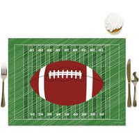 End Zone - Football Party Table Decorations Baby Shower Or Birthday Placemats Set Of 16 | Etsy (US)