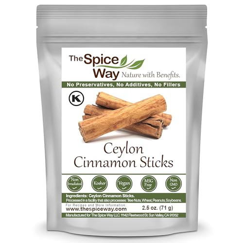 The Spice Way True Cinnamon Sticks - Ceylon Cinnamon stick 2.5 oz | Amazon (US)