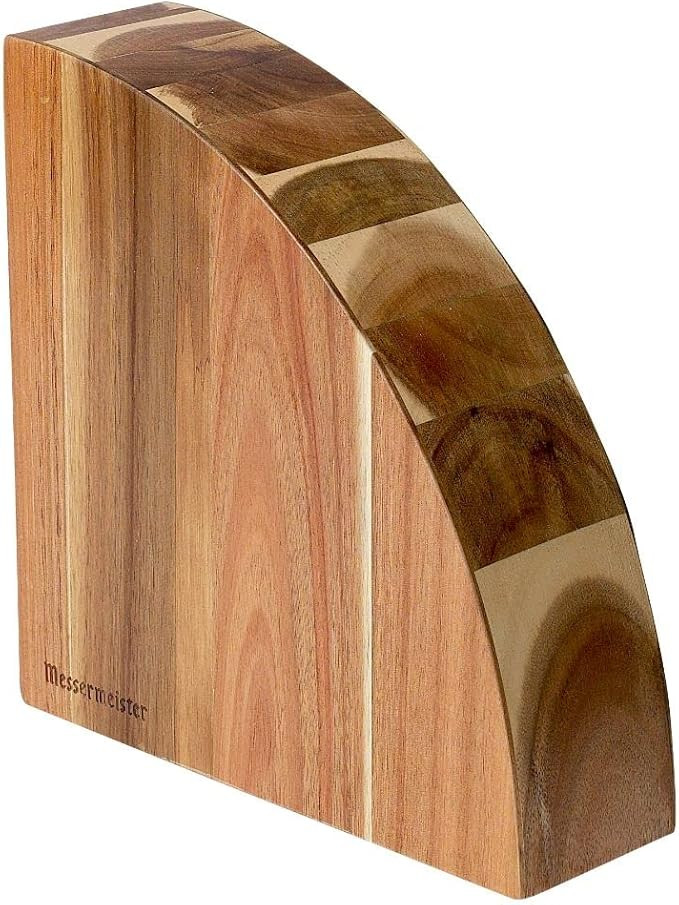 Messermeister Magnet Knife Block, Acacia Wood, Holds 10 Knives | Amazon (US)