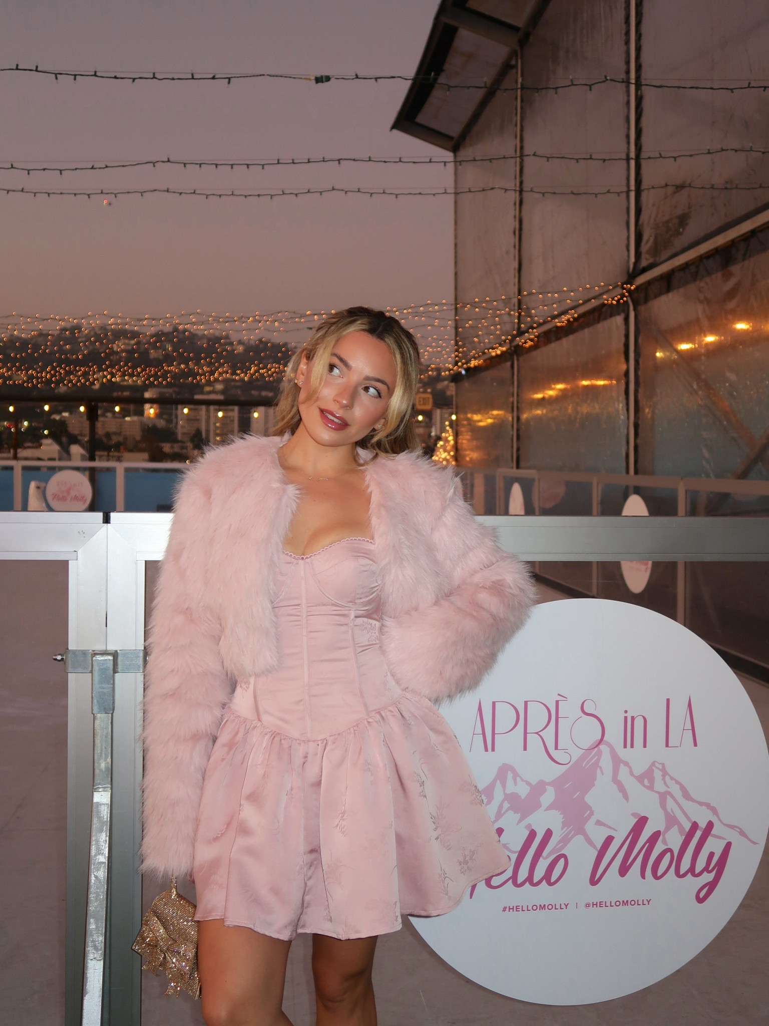 ice skating in the middle of LA with Hello Molly 🤭🎀💗💋🩵⛸️❄️ 

#LTKHoliday #LTKgrwm #LTKSeasonal