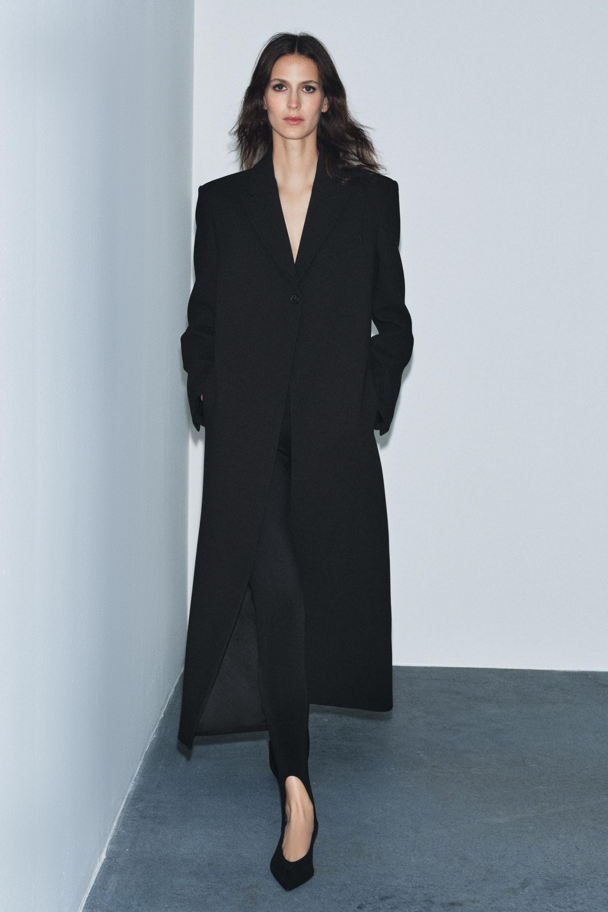 ZW COLLECTION FITTED BUTTON COAT | Zara UK