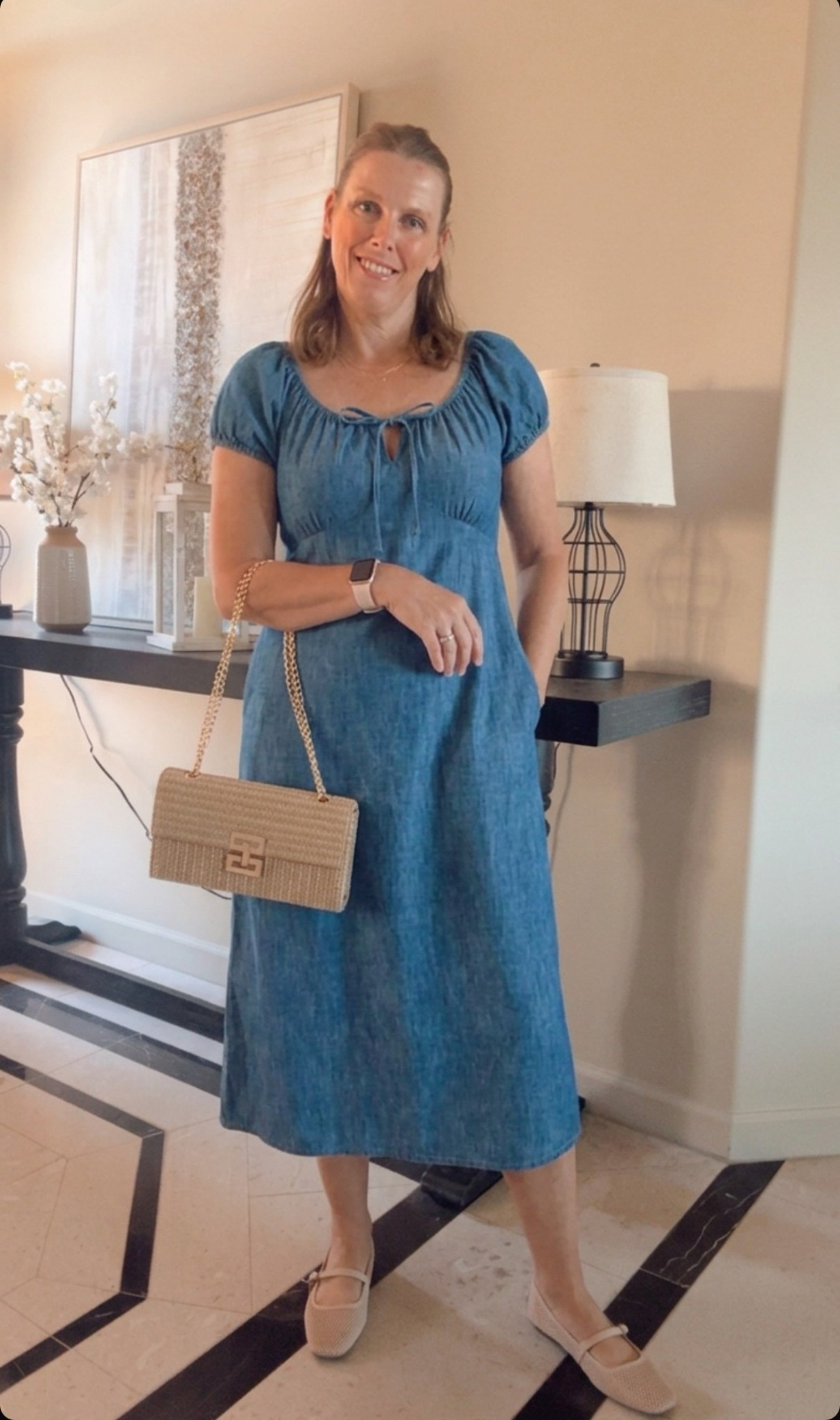 Denim dress 👌 

Jean  midi dress, minimalist summer dress, neutral outfit idea, effortless everyday style, flattering a line dress, casual chic look, old navy fashion finds, easter dress, denim dress, vacation outfit, resort wear

#LTKTravel #LTKootd #LTKOver40