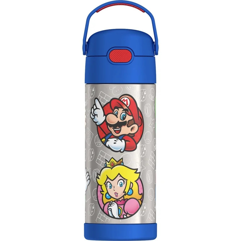 Thermos Kids Stainless Steel Funtainer Water Bottle with Straw, Dishwasher Safe, Leak Proof, Supe... | Walmart (US)