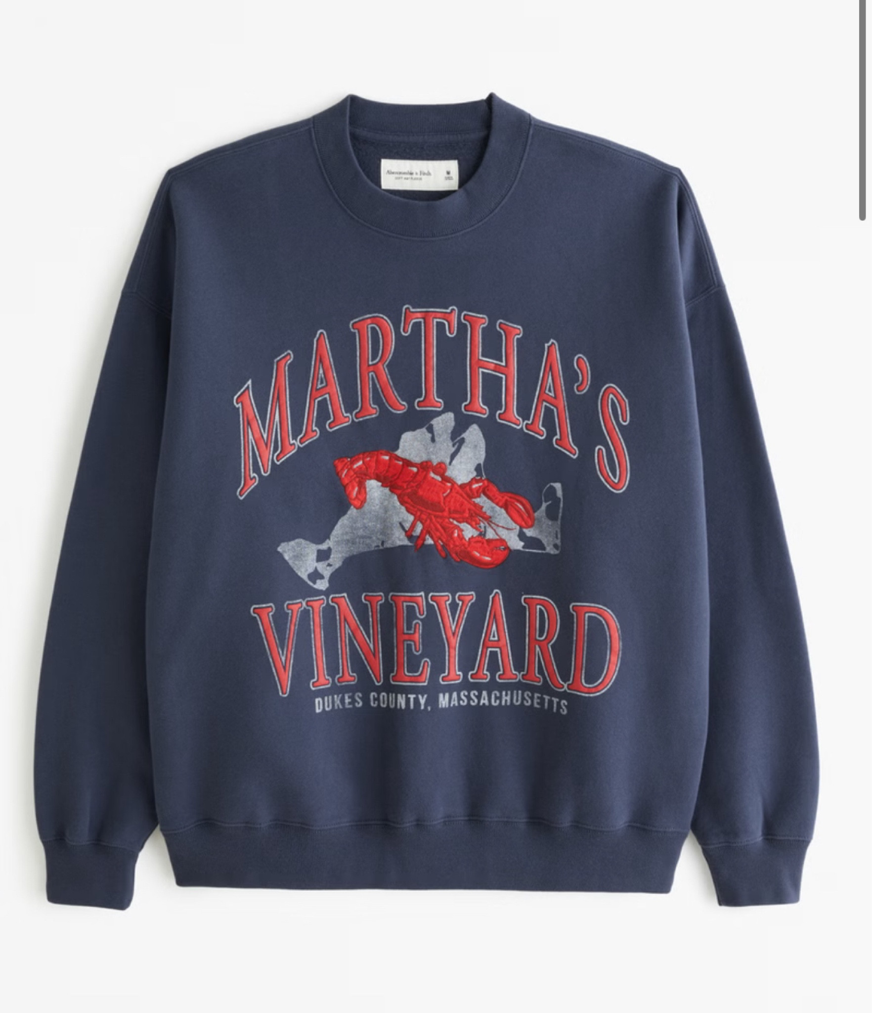 Martha’s Vineyard sweatshirt from Abercrombie- super cozy & oversized so I sized down! 🦞 


.
.
Sweatshirt. Crewneck. Fleece. Martha’s Vineyard. Navy. Lobster. Island. Abercrombie. Sale  

#LTKfindsunder100 #LTKstyletip #LTKsalealert