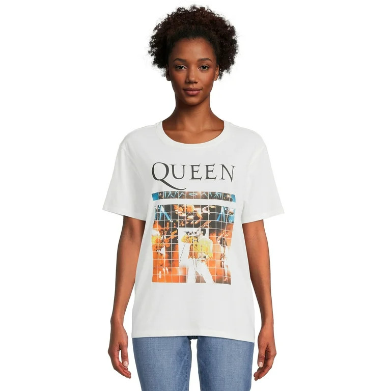 Time and Tru Women's Rock Band Graphic Tee | Walmart (US)