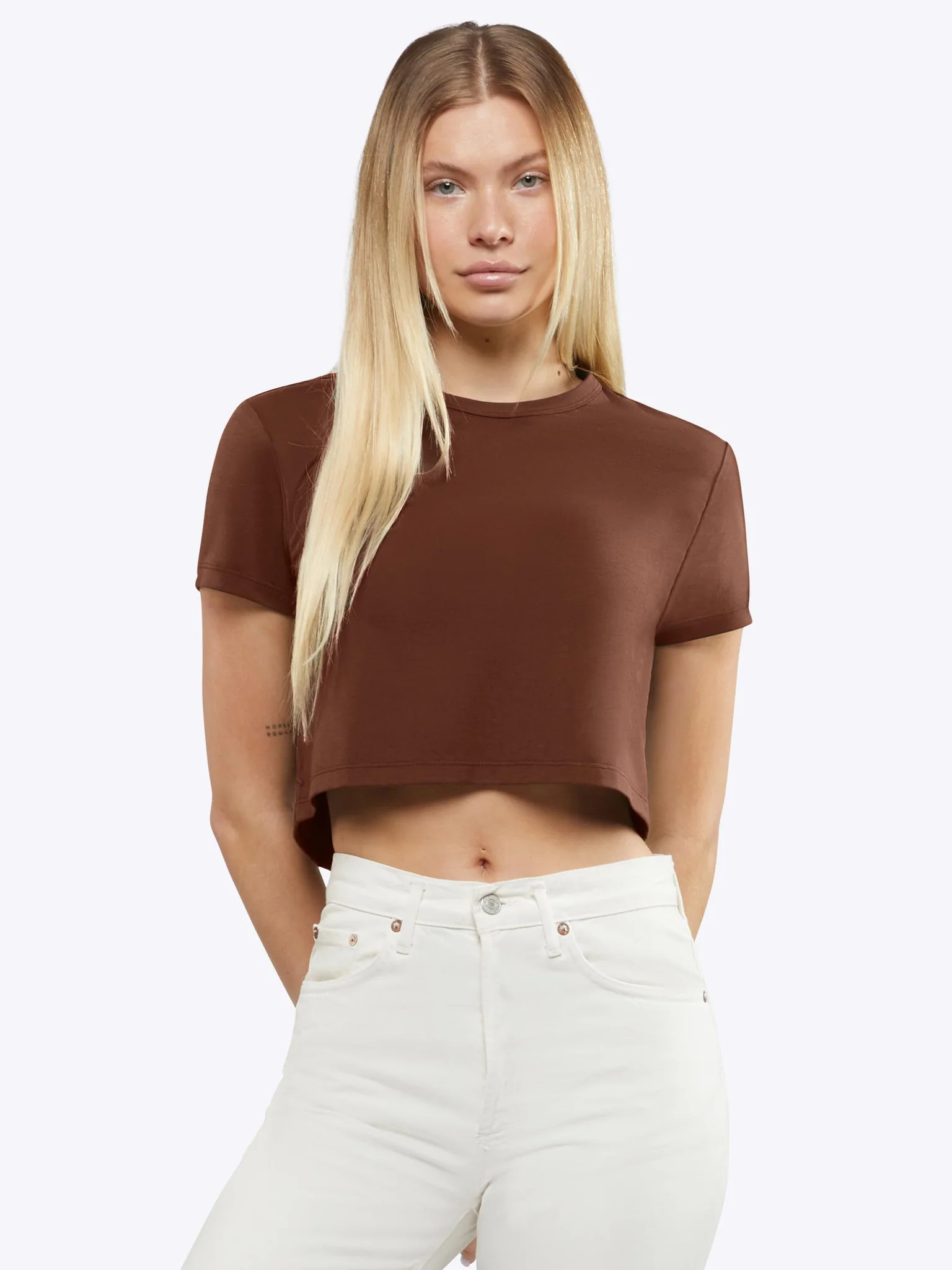 Almost Friday Tee Cropped | Cuts Clothing