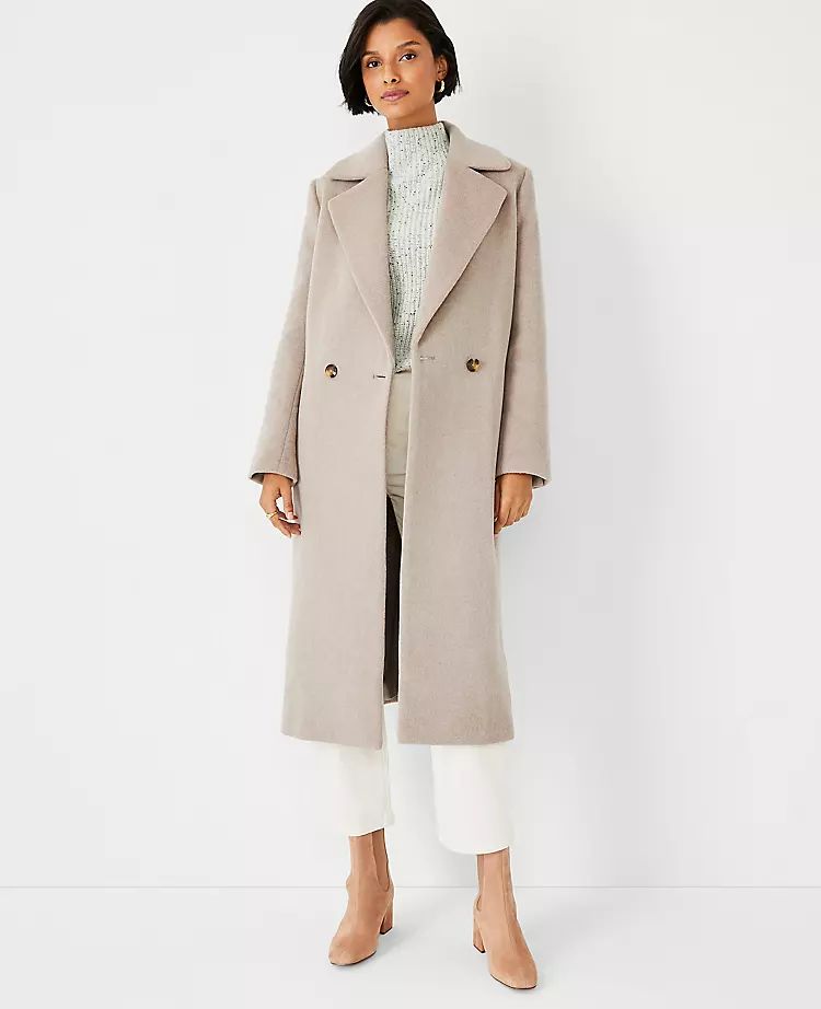 Luxe Double Breasted Coat | Ann Taylor (US)