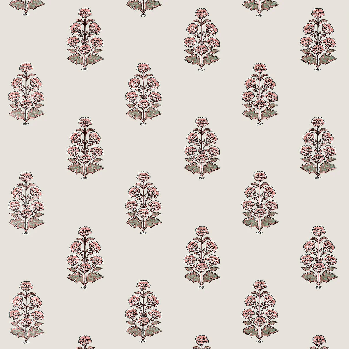 Thibaut Audrey Blush Wallpaper | DecoratorsBest
