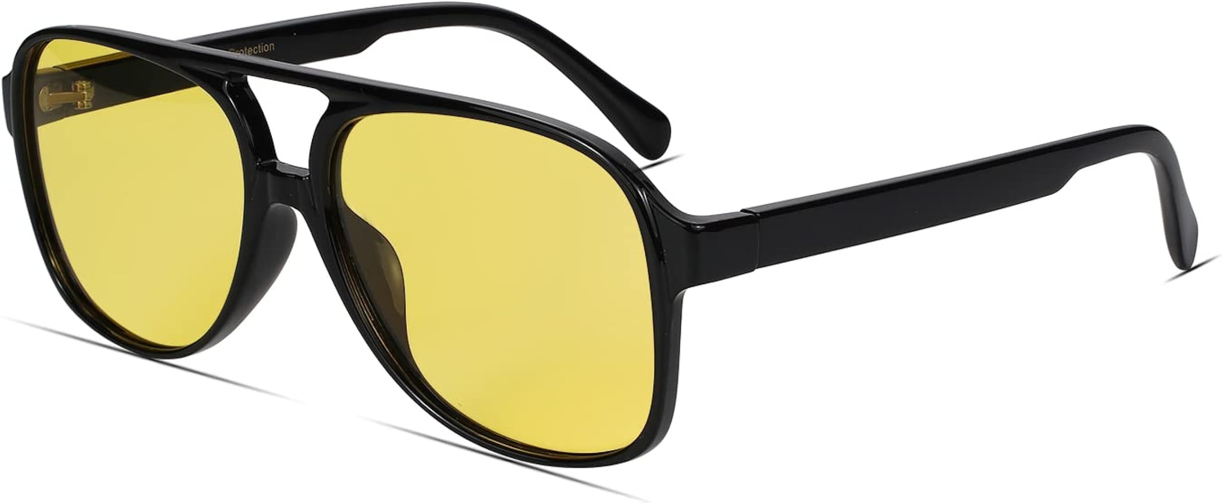 Freckles Mark Vintage Retro 70s Sunglasses for Women Men Classic Large Square Aviator Trendy Glas... | Amazon (US)