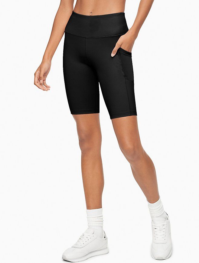Performance Embrace High Waist Side Pocket Bike Shorts | Calvin Klein | Calvin Klein (US)