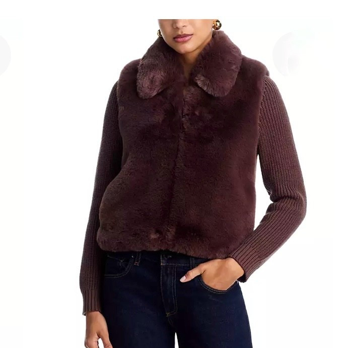 Faux fur cardigan 
Winter outfit 

#LTKOver40 #LTKSeasonal #LTKMidsize