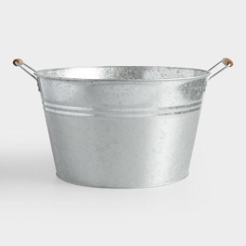 Galvanized Metal Party Bucket | World Market