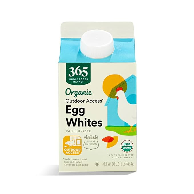 365 by Whole Foods Market, Eggs Liquid Egg Whites Organic, 16 Ounce | Amazon (US)