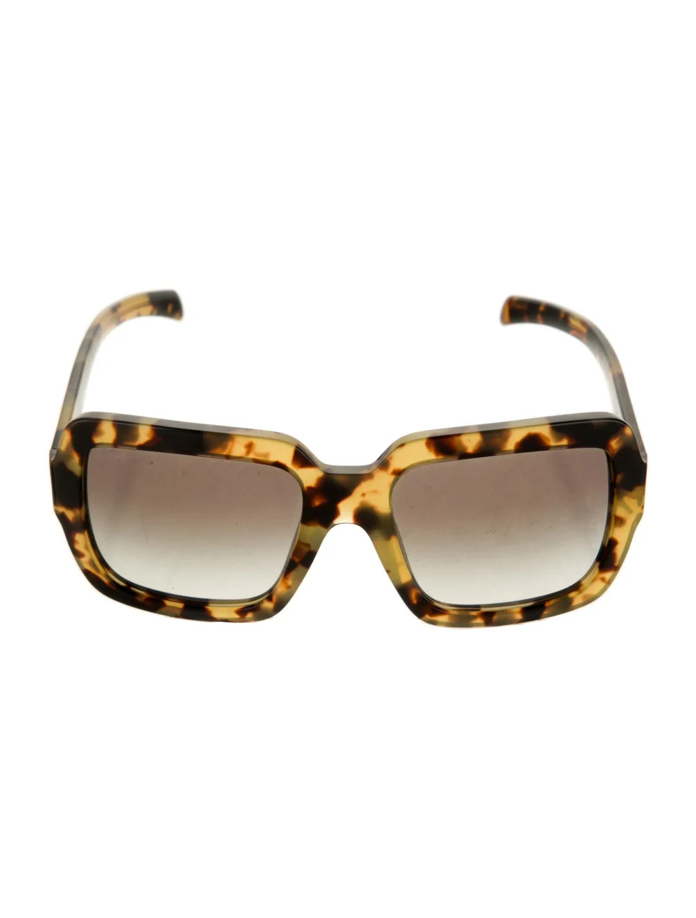 Prada Square Gradient Sunglasses - Yellow Sunglasses, Accessories - PRA1095775 | The RealReal | The RealReal