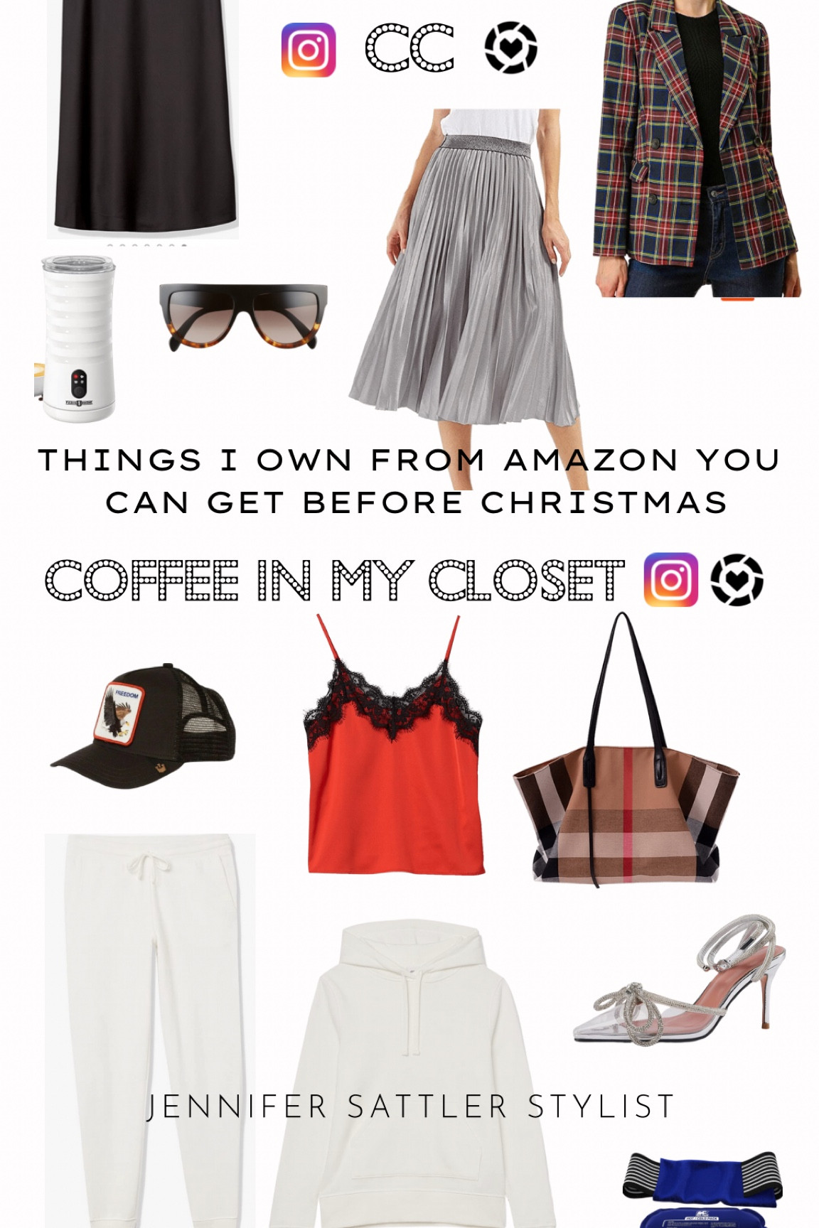 Things I bought on Amazon. You can still get before Christmas from coffee in my closet live on Instagram.

#LTKGiftGuide
