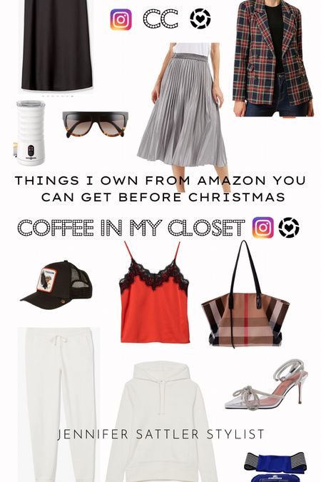 Things I bought on Amazon. You can still get before Christmas from coffee in my closet live on Instagram.

#LTKGiftGuide