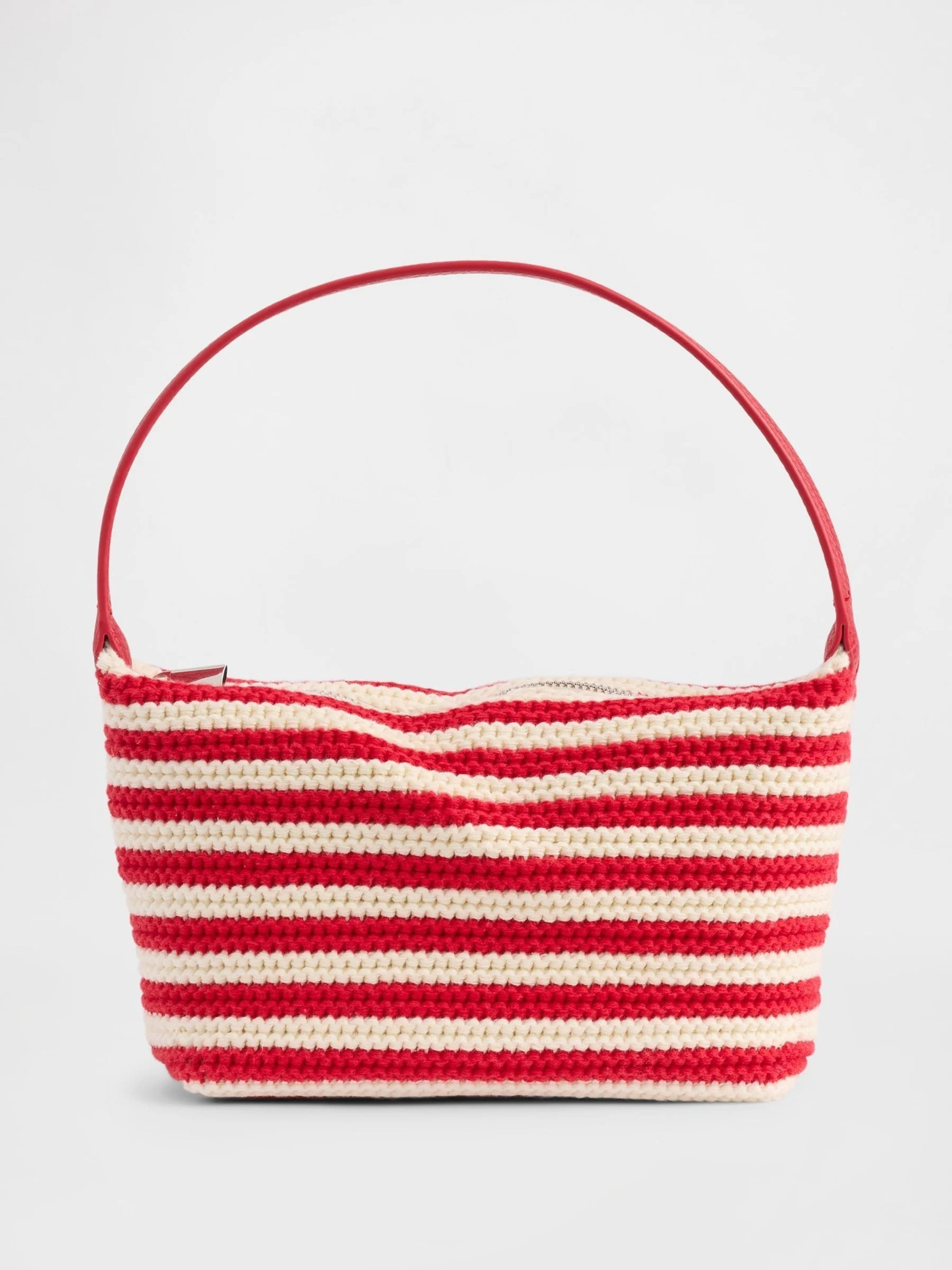 Gap Red Crochet Stripe Mini Bag | GAP UK