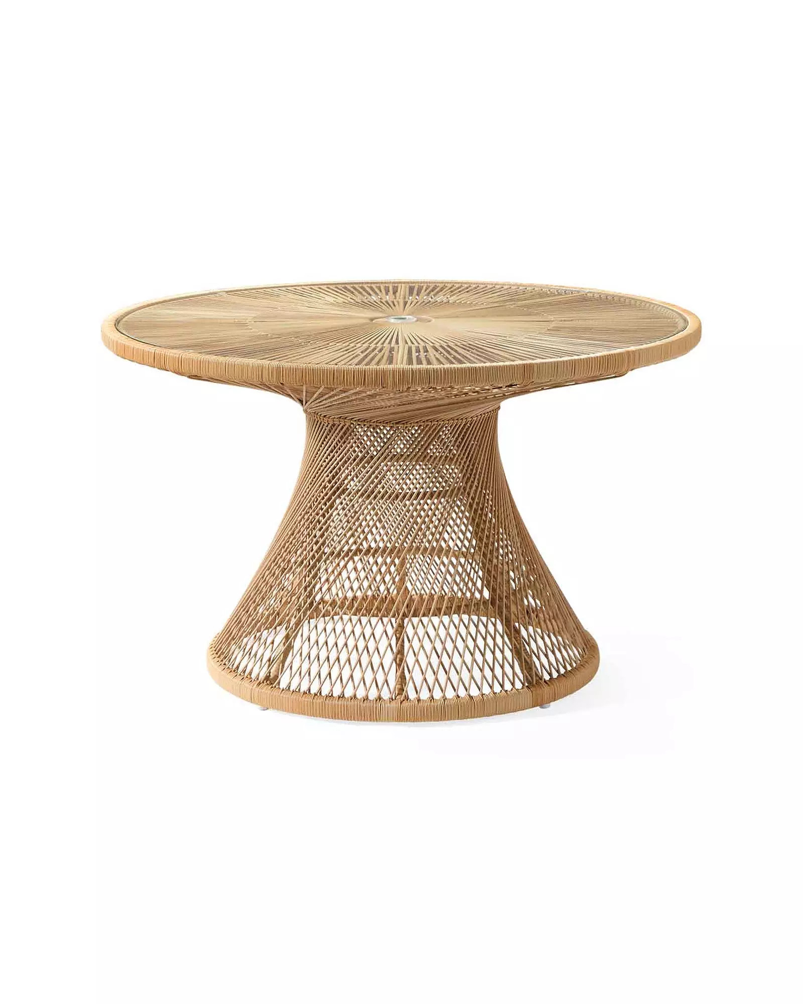 Blithedale Dining Table with Umbrella Hole | Serena and Lily