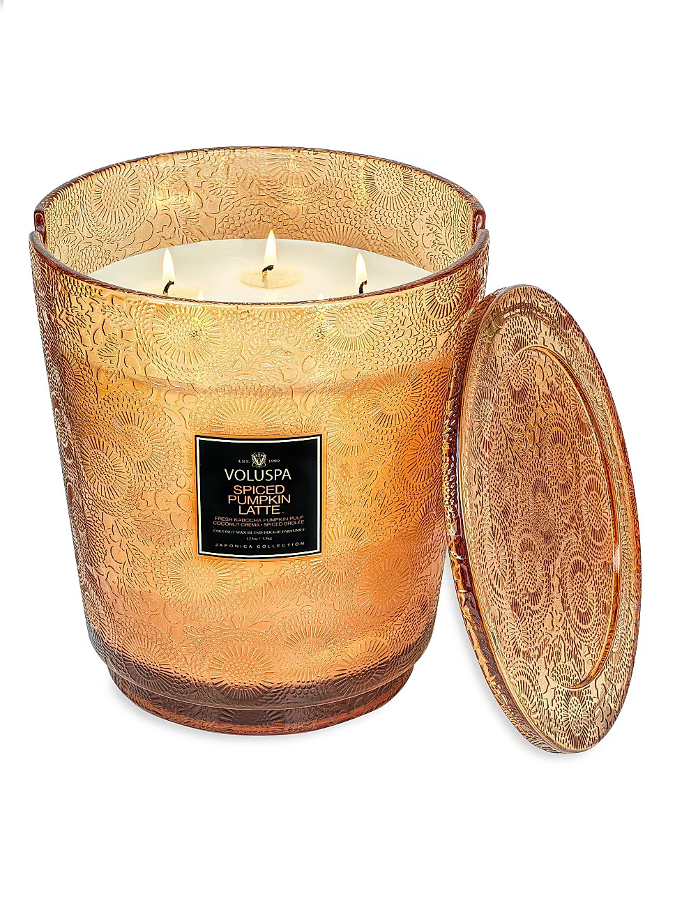 Spiced Pumpkin Latte 5-Wick Hearth Candle | Saks Fifth Avenue