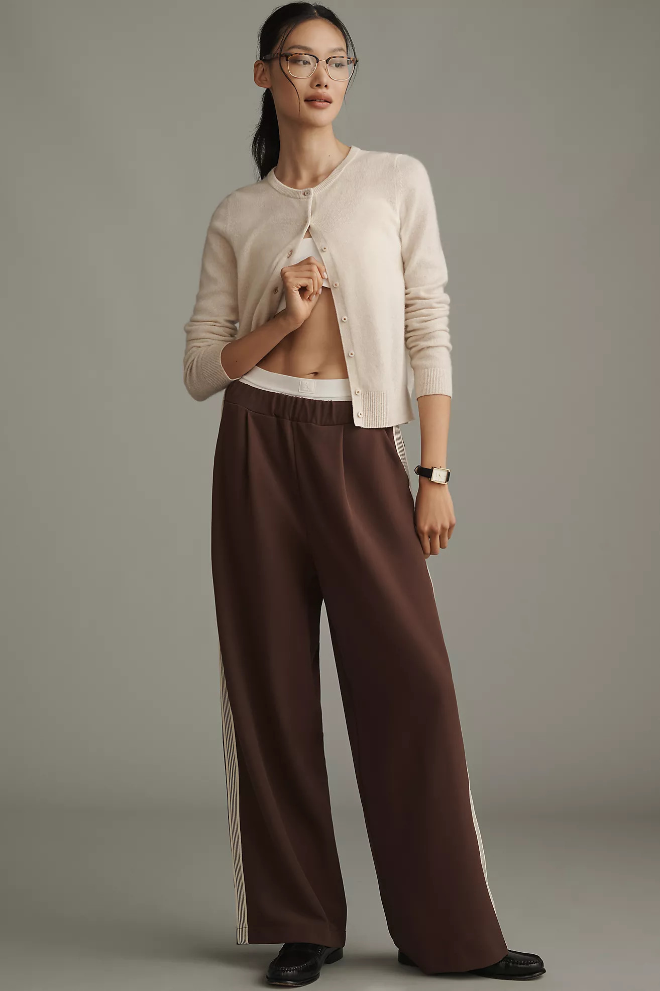 Maeve Pull-On Track Pants | Anthropologie (US)