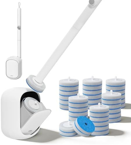 JUDRDO Disposable Toilet Brush, Toilet Bowl Cleaning Kit, Toilet Bowl Brush | 36 Refills for Deep... | Amazon (US)