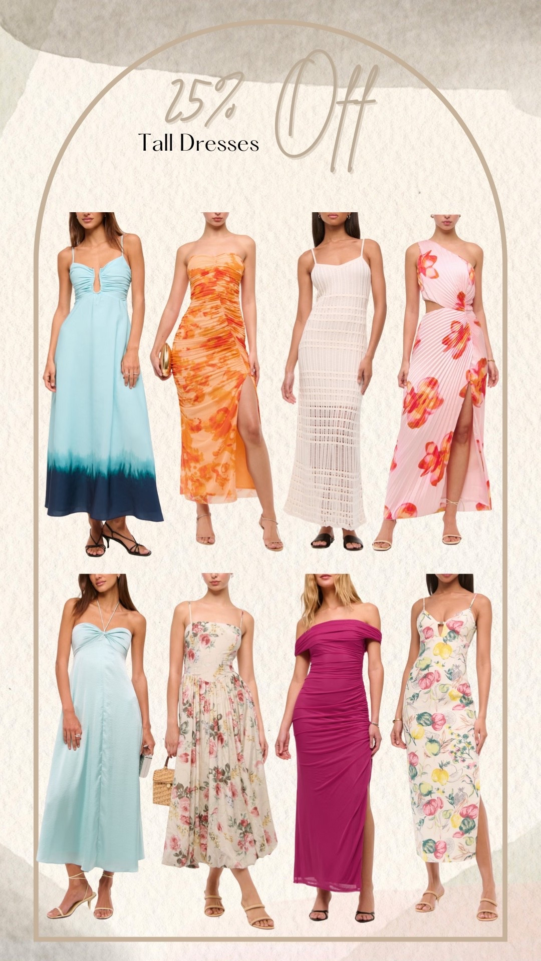 Tall size summer dresses on sale! 

Wedding guest dress, event dress 

#LTKParties #LTKSeasonal #LTKSaleAlert