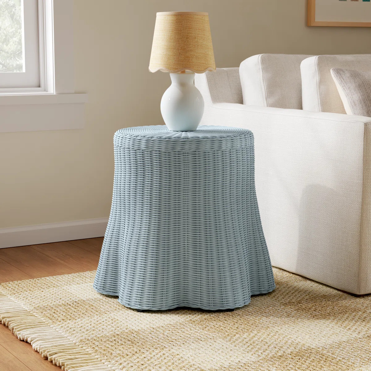 Cabo Woven Rattan End Table | Wayfair North America