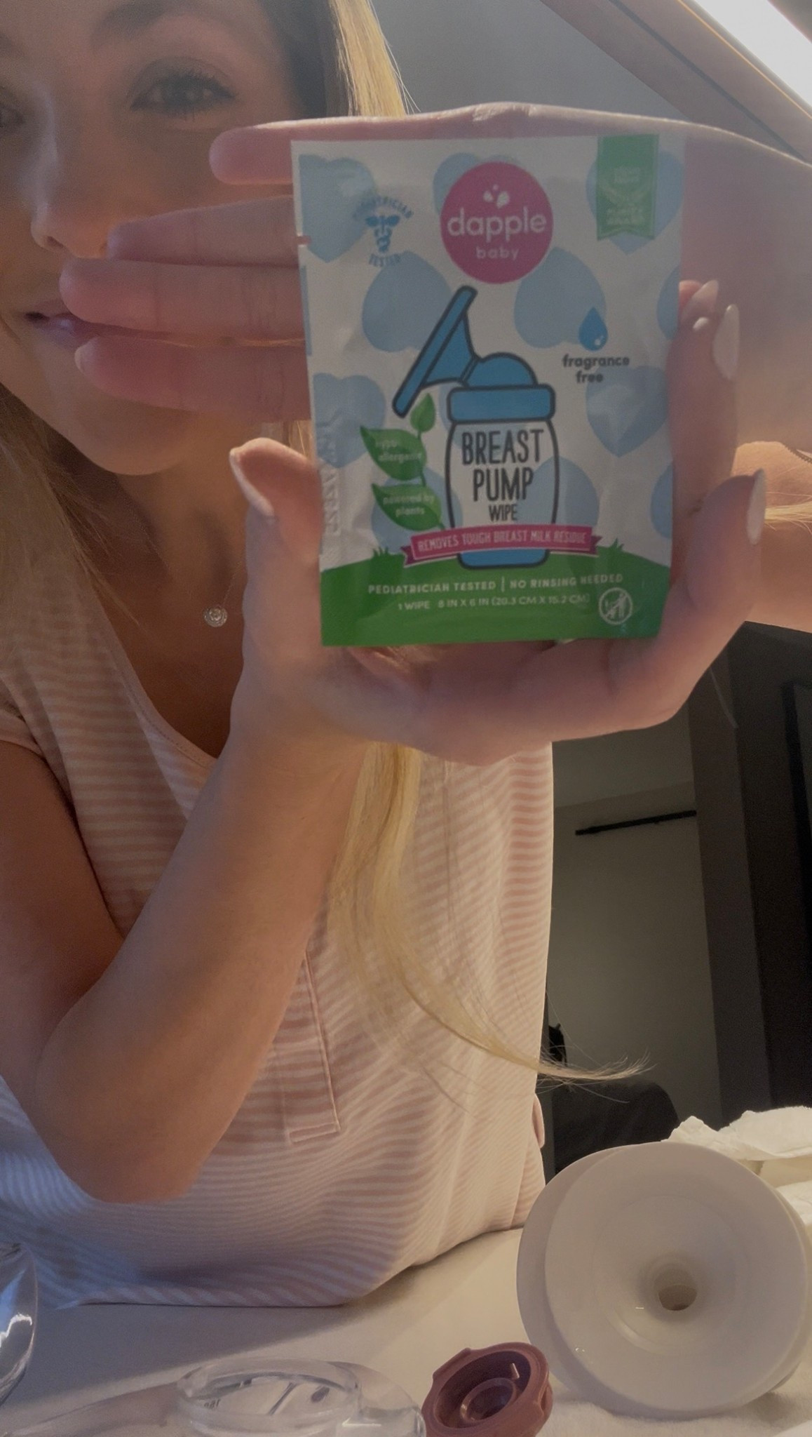 Pump with me as a working mom! Momcozy wearable breast pumps, pump bottle wipes dapple, and lake maternity pajamas. Love these pjs from lake! 

#LTKmorningroutine #LTKBaby #LTKdayinmylife