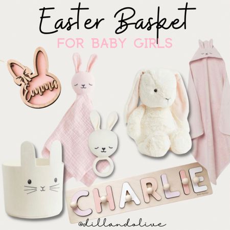 Baby Girl Easter Basket | Girl Easter | Easter Basket fillers for babies | Baby’s 1st Easter | Pink bunny gifts

#LTKbaby #LTKfamily #LTKSeasonal