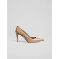 New Floret Beige Patent Leather Pointed Toe Courts, Trench | L.K. Bennett (UK)
