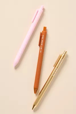 Ruff House Gel Pens, Set of 3 | Anthropologie (US)