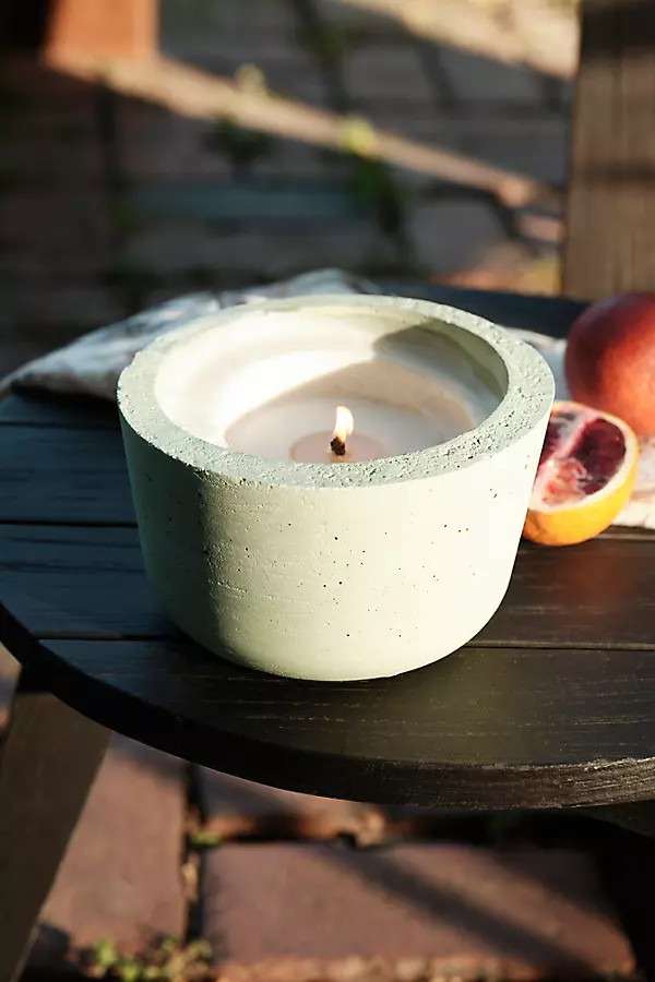 Ceramic Bowl Candle, Basil Citronella By Terrain in Green Size S | Anthropologie (US)