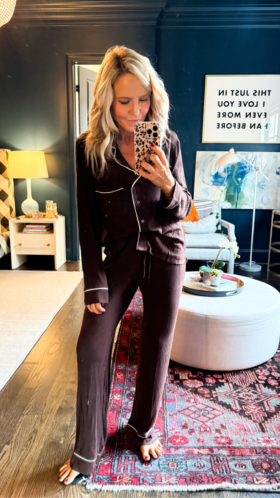 another Auden set • chocolate ribbed ph set in size small for just $40 || 

#LTKOver40 #LTKFindsUnder50 #LTKStyleTip