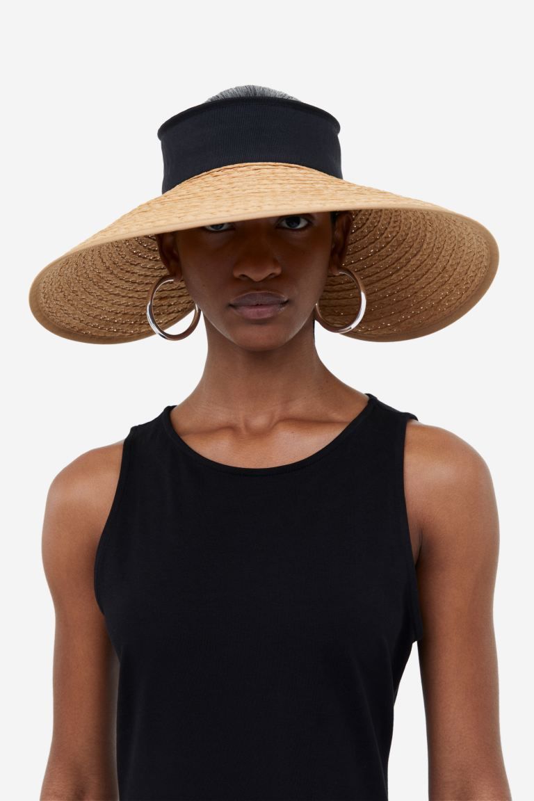 Straw sun visor | H&M (UK, MY, IN, SG, PH, TW, HK)