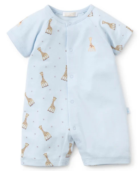 Sophie la girafe Print Short Playsuit | Kissy Kissy
