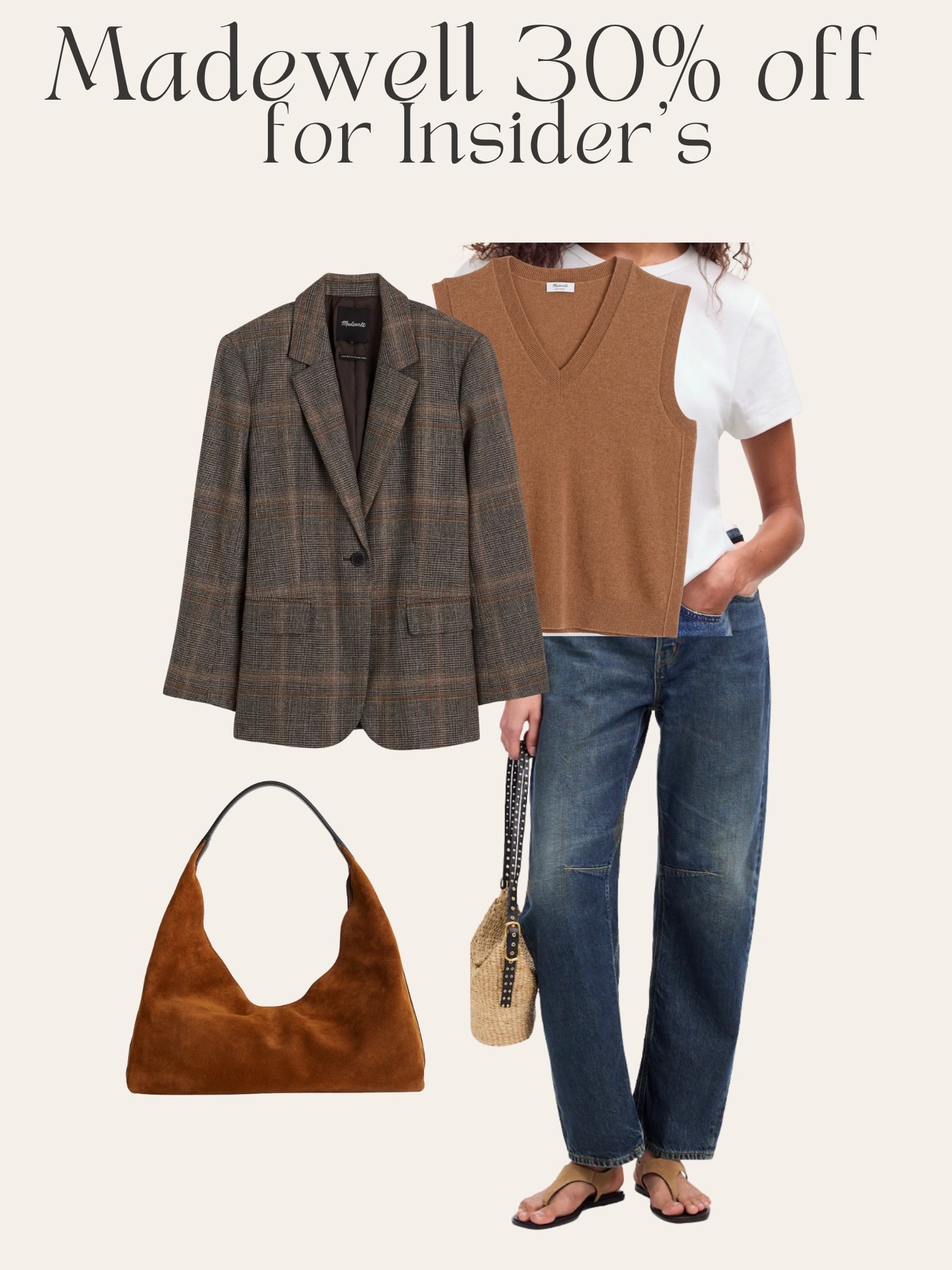 Love this look!
And all 30% off
During Madewell‘s insiders event.

Reminder in these dirty barrel denim… Size down two sizes 


#LTKWorkwear #LTKOver40 #LTKStyleTip