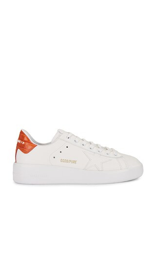 Pure Star Sneaker in White & Orange | Revolve Clothing (Global)