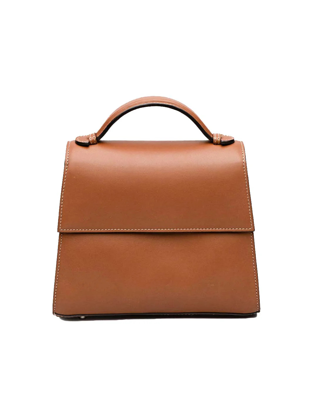 The Medium Top Handle in Nappa Leather | Over The Moon