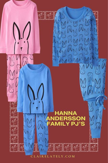 Hanna Anderson Presidents’ Day sale - 25% off sitewide. We had so much fun with the matching family pajamas for Valentine’s Day I grabbed these for Easter. My husband declined to participate 😜
❤️ Claire Lately 

#LTKfamily #LTKkids #LTKhome