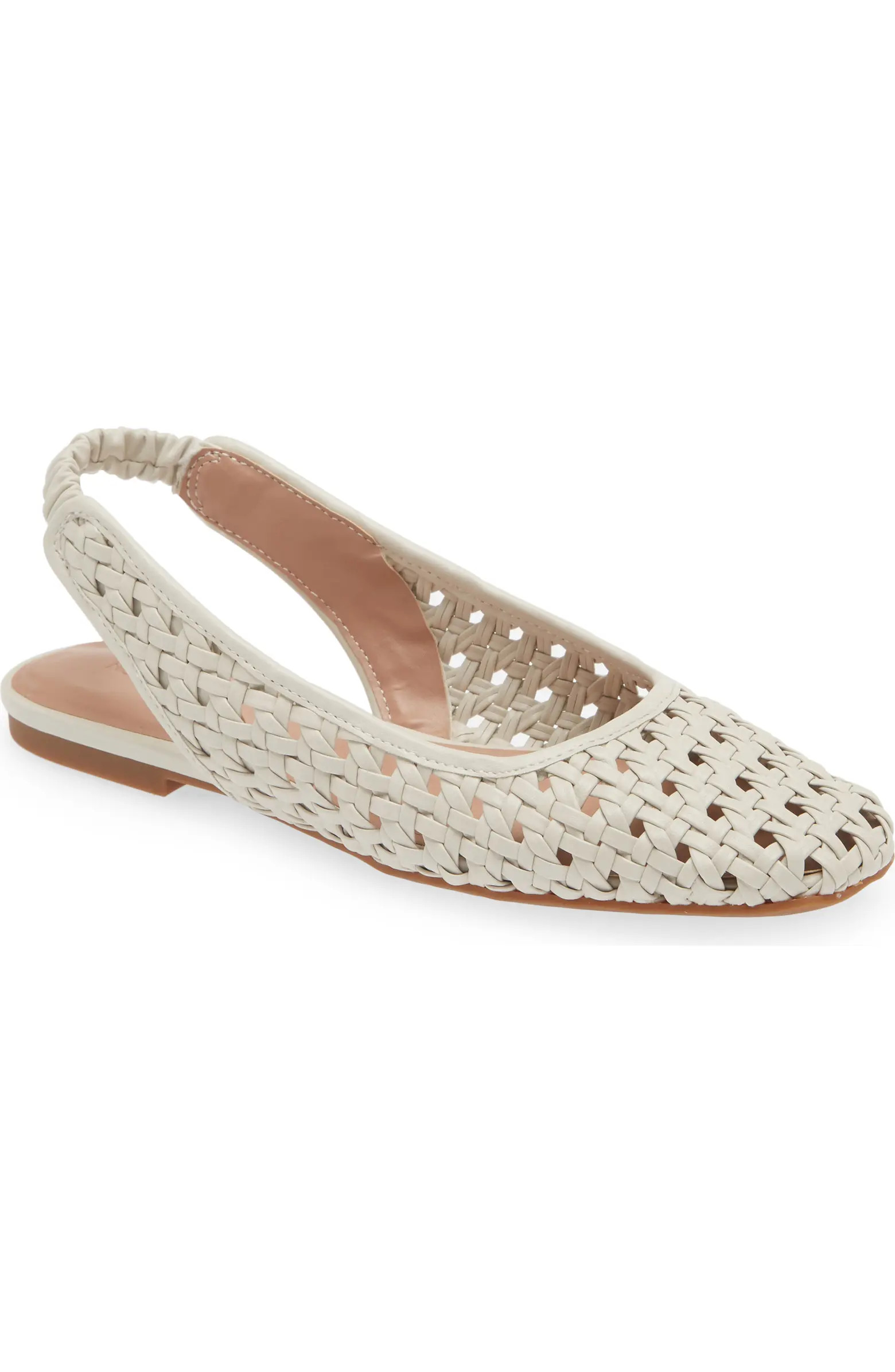 Nordstrom Arabella Woven Slingback Flat (Women) | Nordstromrack | Nordstrom Rack
