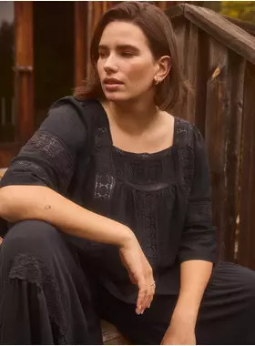 Festi Smocked Waist Tiered Wide-Leg Pants | Torrid (US & Canada)